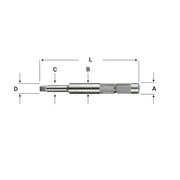 Tap Extension,Material HSS,5" L