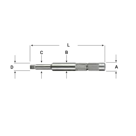 Tap Extension,Material HSS,5" L