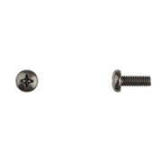 Blk License Plate Screws 6-1.00x16mm Phllp Pan Head PK50