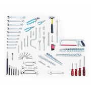 Set 136 Pc Mechanics Set 1/4" 3/8" and 1