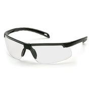 Ever-Lite(R), Safety Glasses, Anti-Fog & Anti-Scratch, Clear Lens, Black Frame