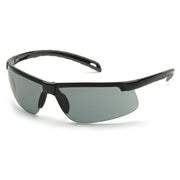 Ever-Lite(R), Safety Glasses, Anti-Fog & Anti-Scratch, Gray Lens, Black Frame