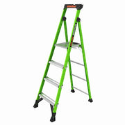 6 ft Fiberglass Platform Stepladder, 300 lb Capacity