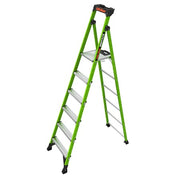 8 ft Fiberglass Platform Stepladder, 300 lb Capacity