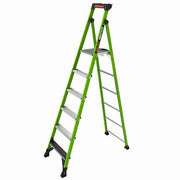 8 ft Fiberglass Platform Stepladder, 375 lb Capacity