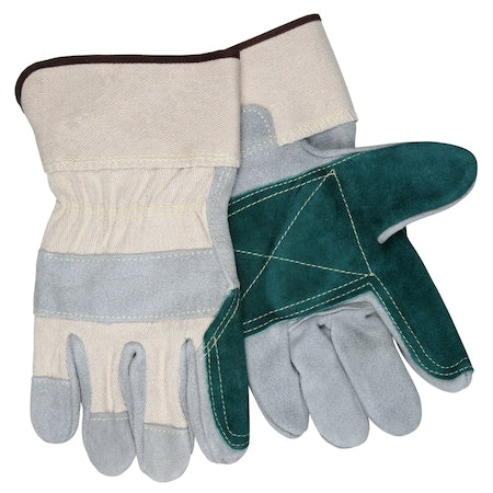Double Leather Palm Sewn,M,PK12