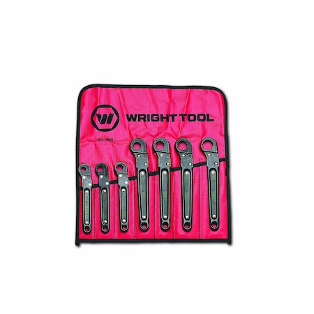 Ratcheting Flare Nut Wrench 7 Piece Set