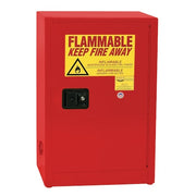 Hazardous Material Storage Cabinet, 12 gal, 1 Shelves, Steel, 23 1/4 in W x 35 in H x 18 in D, Red