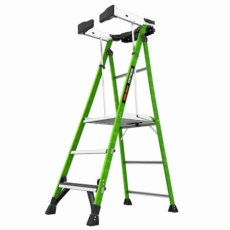 3 ft Fiberglass Platform Stepladder, 375 lb Capacity