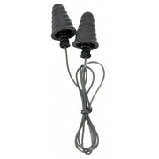 E-A-R Skull Screws, Reusable Corded Earplugs, Cone Shape, Silver, 32 dB NRR, Med, 120 Pairs/Box