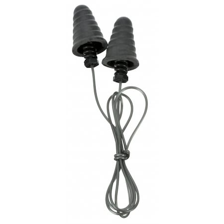 E-A-R Skull Screws, Reusable Corded Earplugs, Cone Shape, Silver, 32 dB NRR, Med, 120 Pairs/Box