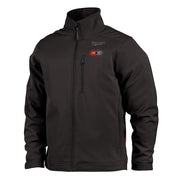 M12 Heated TOUGHSHELL Jacket Kit, Heats Up to 12 hrs, 44 in Max Chest, 4 Outside Pockets, Black, L