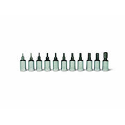 Set 1/4" Dr 11 Pc Set - Hex Bit Skts w/S