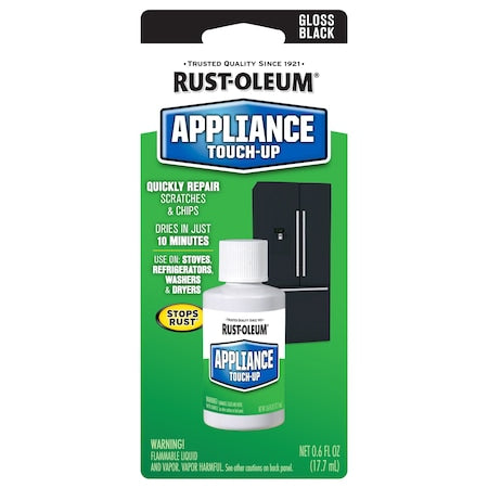 Appliance Touch Up Paint,Black,0.6 oz.
