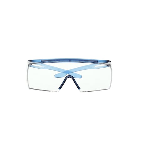 SecureFit 3700, Safety Glasses, Anti-Scratch, Clear Lens, Blue Frame, Frameless