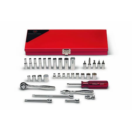 1/4" Drive SAE, 35 pcs