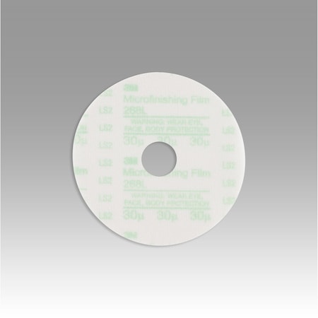 Microfinishing Film Disc,Green, 3"x7/8