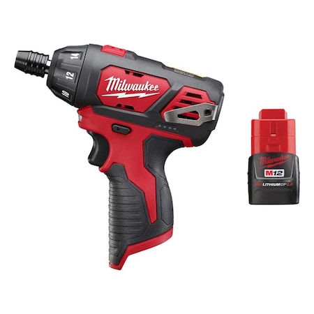 M12 1/4" Hex Screwdriver + M12 CP2.0 Battery