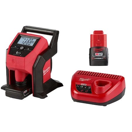 Compact Inflator Kit,120 PSI,w/Battery