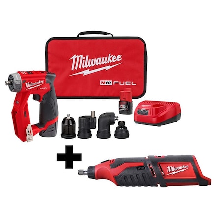 M12 FUEL Installation Drill/Driver Kit + M12 Rotary Tool