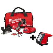 M12 FUEL 3" Compact Cut Off Tool Kit + M12 ROVER Mounting Flood Light
