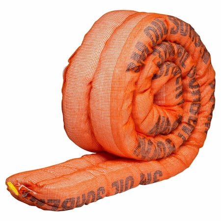 Sorbent Boom, 36.8 Gal. (US), Oil, Orange