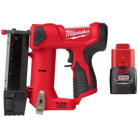 Gauge Pin Nailer 23,M12 CP 2.0 Battery