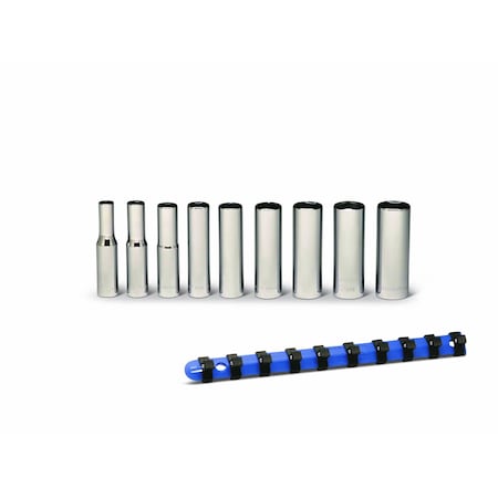 Set 1/4" Drive, 9 Piece Set - 6 Point
