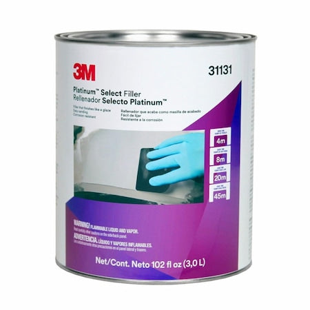1 Gal Auto Body Filler, Platinum Select Filler