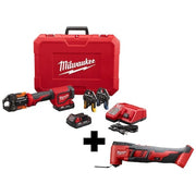 M18 Cordless Multi-Tool + M18 Short Throw Press Tool Kit w/ Viega PureFlow Jaws