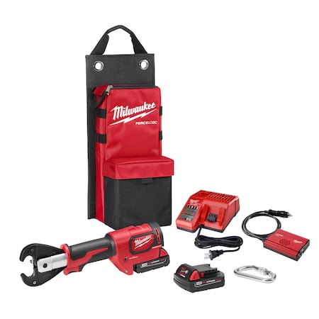 M18 FORCE LOGIC 6T Utility Crimper Kit w/D3 Grooves "Snub Nose"