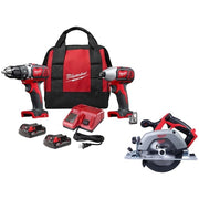 M18 Cordless LITHIUM-ION 2-Tool Combo Kit + M18 6-1/2" Circular Saw