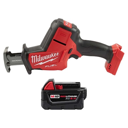 M18 FUEL HACKZALL + M18 REDLITHIUM XC5.0 Battery
