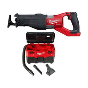 M18 2-Gallon Wet/Dry Vacuum + M18 FUEL SUPER SAWZALL Reciprocating Saw