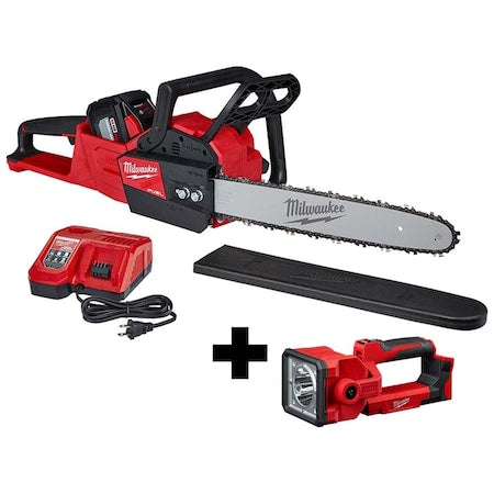 Cordless Chainsaw Kit,w/Search Light