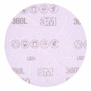 Cn Snding Disc 360L,01706,5 In P28, PK500, 5" Diameter, Multi-Hole, Aluminum Oxide, P280 Grit