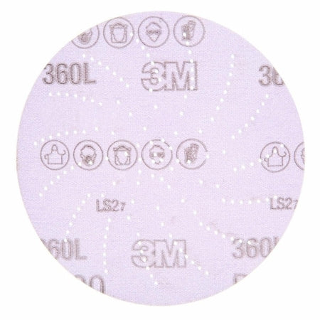 Cn Snding Disc 360L,01706,5 In P28, PK500, 5" Diameter, Multi-Hole, Aluminum Oxide, P280 Grit