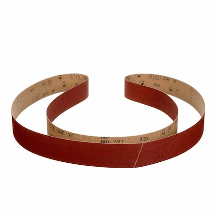 Cloth Belt 384F,1/4inx24in,80+ XF-wt,Fabri-Lok Splice,200/pk