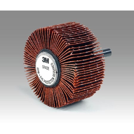 Flap Wheel Type 83 747D, 1inx1inx1/4 in P120 X-weight, 10/pk