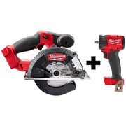 M18 FUEL 3/8" Compact Impact Wrench w/ Friction Ring + M18 FUEL Metal Cutting Circular Saw