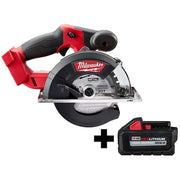 M18 FUEL Metal Cutting Circular Saw + M18 HIGH OUTPUT XC6.0 Battery Pack