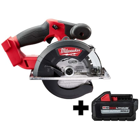 M18 FUEL Metal Cutting Circular Saw + M18 HIGH OUTPUT XC6.0 Battery Pack