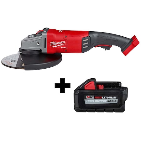 M18 FUEL 7" / 9" Large Angle Grinder + M18 XC6.0 Battery