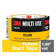 Yellow Duct Tape 3920-YL,1.88"x20yd,PK12