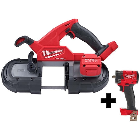 M18 FUEL 3/8" Compact Impact Wrench w/ Friction Ring + M18 FUEL Compact Band Saw