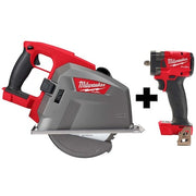 M18 FUEL 3/8" Compact Impact Wrench w/ Friction Ring + M18 FUEL 8" Metal Cutting Circular Saw