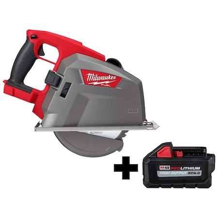 M18 FUEL 8" Metal Cutting Circular Saw + M18 HIGH OUTPUT XC6.0 Battery Pack