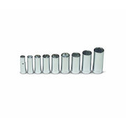 Set 3/8" Drive 9 Piece Set - 6 Point Dee