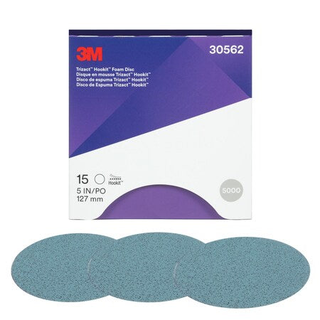Trizact Hookit Foam Disc,30562,5",5,PK60