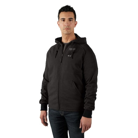 M12 Heated Hoodie Kit, Up to 8 hrs Heating Time, Includes: Battery/Charger, Black, Size XL